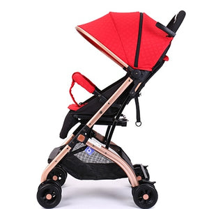 Super light travel baby car one key folding baby stroller Baby Carriage 8 Wheels Baby Pram High View Travel free gifts send