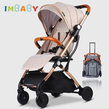 Load image into Gallery viewer, IMBABY Folding Lightweight Baby Stroller For Plane Travel Ultra-light Baby Carriage Baby Prams For Kids Newborns Baby Pushchair