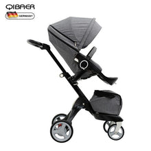 Load image into Gallery viewer, Free ship! Luxury Baby 2 in 1 Stroller High Landscape Portable Baby Carriages Folding Prams For Newborns Travel System Strollers