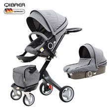 Load image into Gallery viewer, Free ship! Luxury Baby 2 in 1 Stroller High Landscape Portable Baby Carriages Folding Prams For Newborns Travel System Strollers