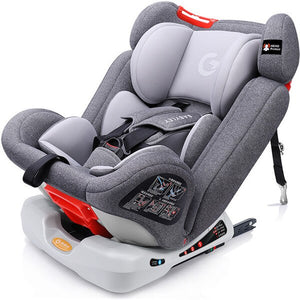 Adjustable Child Car Safety Seat 0-12Y Portable Baby Booster Car Seat ISOFIX Hard Interface Five Point Harness Toddler Car Seat