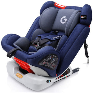 Adjustable Child Car Safety Seat 0-12Y Portable Baby Booster Car Seat ISOFIX Hard Interface Five Point Harness Toddler Car Seat