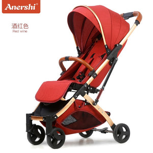 Free installation 5.8kg lightweight stroller can sit reclining ultra light portable folding shock boarding baby stroller