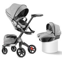 Load image into Gallery viewer, 2019 new High quality 75cm high landscape stroller hand can sit reclining folding shock absorber baby stroller
