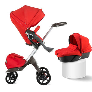 2019 new High quality 75cm high landscape stroller hand can sit reclining folding shock absorber baby stroller