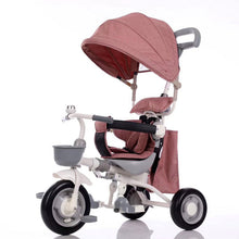 Load image into Gallery viewer, Baby stroller Three wheels baby bike children tricycle rotating seat with hand push folding bike baby triciclo kid's bicycle
