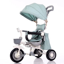 Load image into Gallery viewer, Baby stroller Three wheels baby bike children tricycle rotating seat with hand push folding bike baby triciclo kid's bicycle