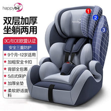 Load image into Gallery viewer, EU certified Baby Car Seat Kids Safety Chair Booster Car Seat Group 1/2/3, 9 month to 12 Years ISOFIX, Get 5 USD coupon