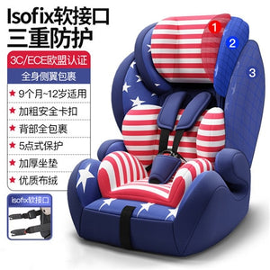 EU certified Baby Car Seat Kids Safety Chair Booster Car Seat Group 1/2/3, 9 month to 12 Years ISOFIX, Get 5 USD coupon