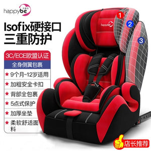 EU certified Baby Car Seat Kids Safety Chair Booster Car Seat Group 1/2/3, 9 month to 12 Years ISOFIX, Get 5 USD coupon