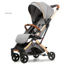 Load image into Gallery viewer, 8 gift Free installation lightweight Summer travel stroller can sit reclining ultra light portable fold shock boarding stroller