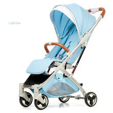 Load image into Gallery viewer, 8 gift Free installation lightweight Summer travel stroller can sit reclining ultra light portable fold shock boarding stroller