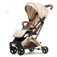 Load image into Gallery viewer, 8 gift Free installation lightweight Summer travel stroller can sit reclining ultra light portable fold shock boarding stroller