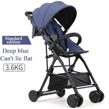 Load image into Gallery viewer, Can boarding directly stroller 3.6kg ultra-light fold stroller can sit reclining children high landscape children strollers 2019