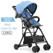 Load image into Gallery viewer, Can boarding directly stroller 3.6kg ultra-light fold stroller can sit reclining children high landscape children strollers 2019