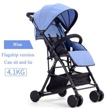 Load image into Gallery viewer, Can boarding directly stroller 3.6kg ultra-light fold stroller can sit reclining children high landscape children strollers 2019