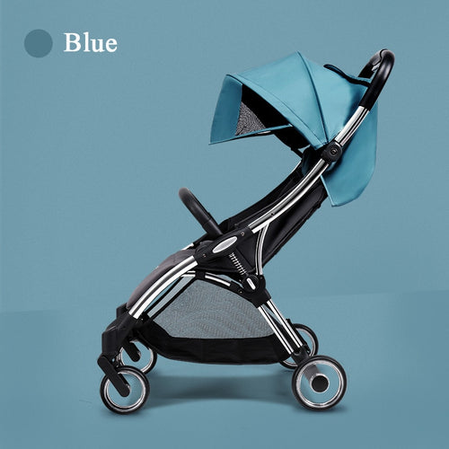 Net weight 6kg portable baby stroller can sit and lie down folding seat width 34cm can board the plane baby strollers car