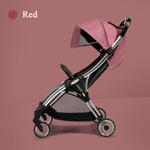 Load image into Gallery viewer, Net weight 6kg portable baby stroller can sit and lie down folding seat width 34cm can board the plane baby strollers car
