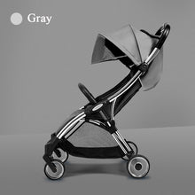 Load image into Gallery viewer, Net weight 6kg portable baby stroller can sit and lie down folding seat width 34cm can board the plane baby strollers car