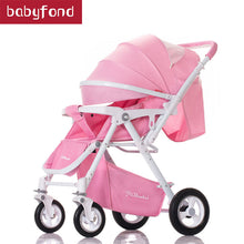 Load image into Gallery viewer, Baby stroller ultra-light with  Mosquito Net Stroller foldable baby trolley
