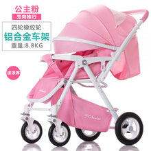 Load image into Gallery viewer, Baby stroller ultra-light with  Mosquito Net Stroller foldable baby trolley