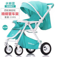 Load image into Gallery viewer, Baby stroller ultra-light with  Mosquito Net Stroller foldable baby trolley