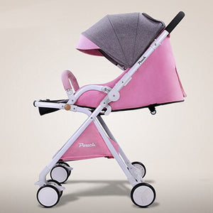 2019 European Baby stroller  high-profile carriage two-way push can be lying and sit baby stroller can be on plane Umbrella car